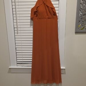 Birdie Grey Burnt Orange Maxi Dress